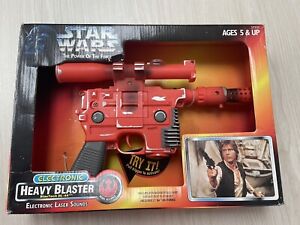 Vintage Star Wars Hasbro Electronic Han Solo DL-44 Blaster 1996 Boxed & Working