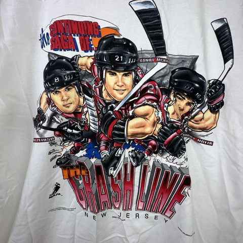 Vintage 1995 Shirt Xplosion  NHL New Jersey Devils Caricature Cartoon USA XL Cover