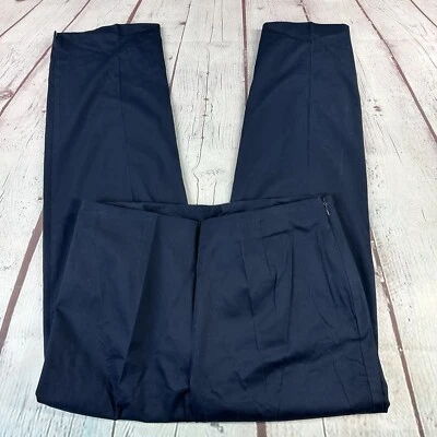 Hearts of Palm Trees Womens  Navy Blue Ankle Pants Sz 10 32x26 - Image 1 of 4