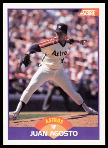 1989 Score 283 Juan Agosto Houston Astros - Picture 1 of 2
