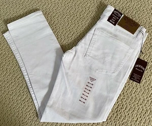 NWT Men's Oscar Jeans Solid White Denim Classic Stretch Skinny Jeans ALL SIZES - Picture 1 of 12