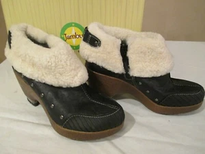Jambu HOLLAND Mujer BOTA AL TOBILLO Talla 6 M Negro 3 1/4"" Tacón 3/4"" Plataforma NUEVA wCAJA - Imagen 1 de 9