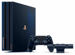 Sony PlayStation 4 Pro 2TB 500 Million Limited Edition Console Bundle Dark Blue - Picture 1 of 1