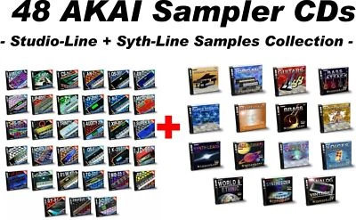 48 CDs AKAI Format Sample Library CDs for professional use - Image 1 of 4