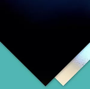 VOLLSCHWARZ Vinyl abgehängte Deckenfliesen, leicht zu reinigen abwischbar 6 Fliesen/Box - Bild 1 von 3