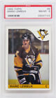 Mario Lemieux Pittsburgh Penguins 1985 Topps RC Rookie Card #9 (PSA 8 NM-MT)(H)