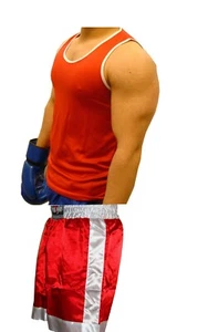 Prostyle Boxshorts & Westenhosen Kickboxen MMA Training Männer rot blau schwarz - Bild 1 von 5