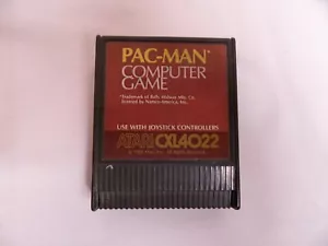 Pac-Man (Atari 400/800/XL/XE,1982) Atari (Cartridge Only) NTSC - Tested - Picture 1 of 4