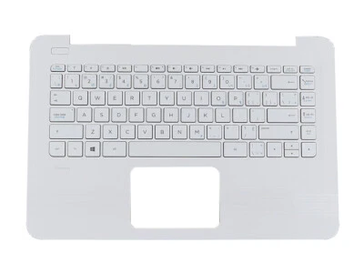 HP STREAM 14-AX 14T-AX 14-CB KEYBOARD PALMREST ASSEMBLY 910180-DB1 NO TOUCHPAD - Image 1 of 2
