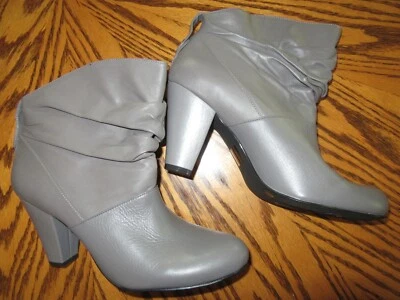 BCBGeneration 9M Gray Soft Leather Boots NIB Super CUTE & Great Quality - Image 1 of 4