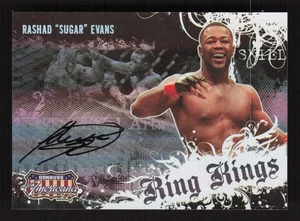 2008 Donruss Americana RASHAD "SUGAR" EVANS - Ring Kings Autograph /500 UFC MMA - Picture 1 of 2