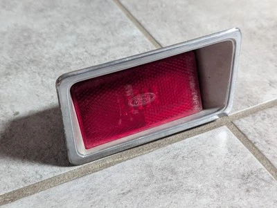 OEM 1970 1971 Ford Torino Maverick Side Marker Light Bracket Lens Bezel Trim RH - Image 1 of 4