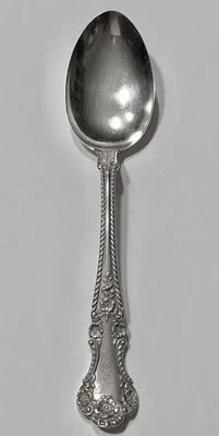 Gorham Sterling Cambridge Grande 8" Cuchara para Servir Antiguas Marcas Mono Foto 1 de 4