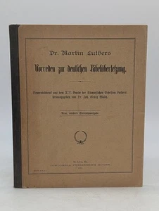 1931 Martin Luther Vorreden zur deutschen Bibelübersetzung Concordia Publishing - Foto 1 di 21