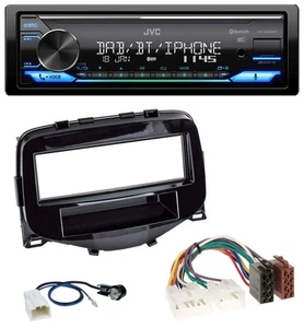 JVC Bluetooth DAB USB MP3 Autoradio für Toyota Aygo (2014-2021) - Bild 1 von 9
