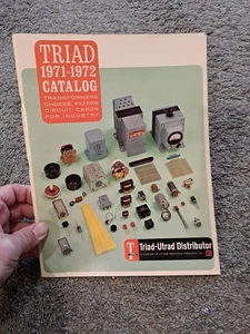 Triad 1971-1972 Catalog Transformers Chokes Filters Circuit Cards Triad-Utrad - Bild 1 von 6