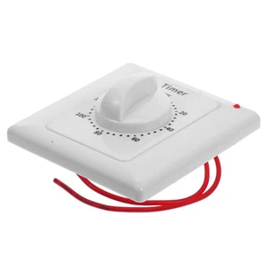 Interruttore Controllo Temporizzazione Presa Elettrica Timer Interno Bagno Ventilatore Parete - Foto 1 di 12