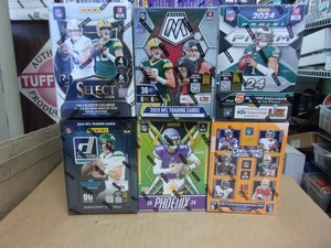 2024 PRIZM +SELECT + PHOENIX + CONT. + DONRUSS + MOSIAC BLASTER FOOTBALL BOXES - Picture 1 of 1