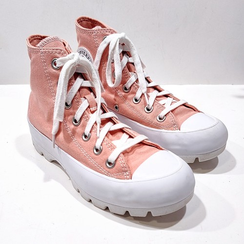 Converse Chuck Taylor All Star Lugged Donna 7 US High Top Rosa Quarzo 571726C