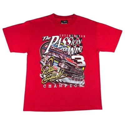 Camiseta De Colección Dale Earnhardt Intimidator NASCAR Carreras Para Hombre Mediana Roja Y2K Foto 1 de 4