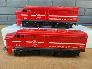 Postwar Lionel 213 M&St.L Alco A-A Powered Dummy Set Diesel Switcher Locomotive - Picture 1 of 14
