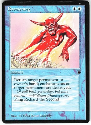 Boomerang C Legends LEG Instant Regular MTG NM - Image 1 of 2