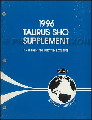 1996 Ford Taurus SHO Supplement Repair Shop Service Manual Engine 3.4L - Image 1 of 2