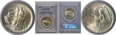 1925 Stone Mountain Commemorative Half Dollar  PCGS MS-66 - Image 1 of 3