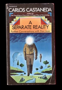 A SEPARATE REALITY by Carlos Castaneda * 1974 Pocket PB has underline & writing - Bild 1 von 4