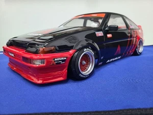 Rc Car Body Pandora Ae86 Trueno 3dr Advan Livery Radio Controlled Drift Car - Picture 1 of 12