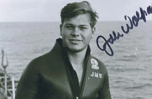John Wolfram Signed Autographed 4x6 Photo NASA Apollo 11 Rescue Navy Frogman - Picture 1 of 2
