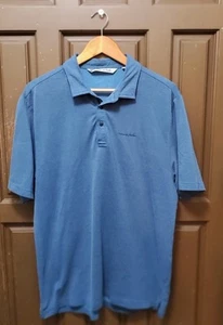 Travis Mathews Polo Golf Shirt Größe L Blau Herren - Bild 1 von 7