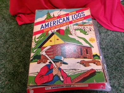 Juego de troncos americanos vintage Halsam 811 piezas 80/6 IOB Foto 1 de 4