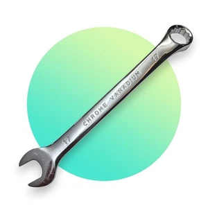 Silverline Chiave combinata lucida 17 mm 17 mm - Foto 1 di 3