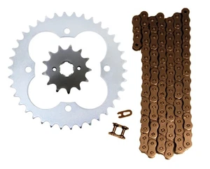 Natural 520x88 Drive Chain, 14/38 Sprockets for Honda TRX250X Fourtrax 1987-1992 - Imagen 1 de 1