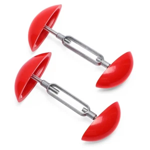 Coppia di Mini Elastici per Scarpe Regolabili Estensioni Larghezza (Rosso) - Foto 1 di 11