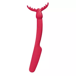 Koziol RUDOLF Spread Spoon - Solid Raspberry Red ***Holiday Fun!*** - Picture 1 of 2