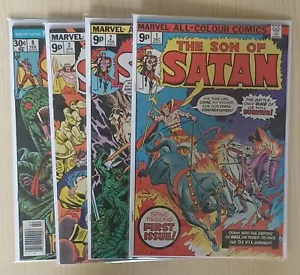 Son of Satan #1 -3 +#8 High Grade MARVEL 1975 - Picture 1 of 9
