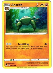 Pokémon TCG Sword & Shield - Silver Tempest #095/195 Anorith - Picture 1 of 2