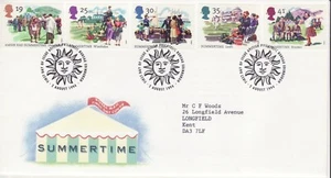 GB Stamps First Day Cover The Four Seasons Summertime, cricket etc SHS Sun 1994 - Picture 1 of 1