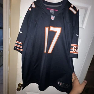 Chicago Bears Tyson Bagent #17 Nike Men's Navy Official NFL Player Jersey 2XL - Picture 1 of 4