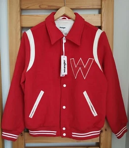 Wrangler Varsity Bomber Women's Jacket In Salsa Red BNWT - Picture 1 of 7
