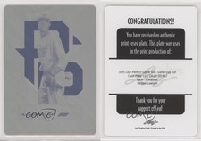 2015 Leaf Perfect Game AAC Game-Day Printing Plate Cyan /2 Reggie Lawson #GD-RL1