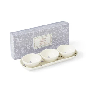 Sophie Conran for Portmeirion - Lavendula 3 Dip Bowl and Tray Set in Box - Picture 1 of 8