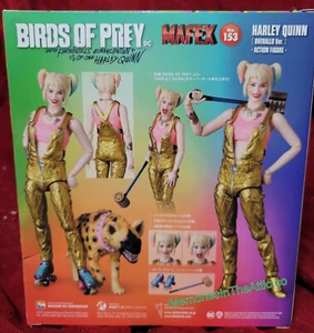 Medicom MAFEX Birds Of Prey Harley Quinn Overalls Figure GOLD 153 Hyena Blue+ - Picture 1 of 3
