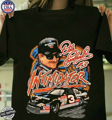 Vintage Dale Earnhardt Nascar Unisex T-shirt, All Size USA S-2345XL Cotton Tee Cover