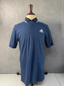 Dustin Johnson PGA Tour Issue Navy Blue Adidas Polo Sponsor Patch RBC Medium - Bild 1 von 11