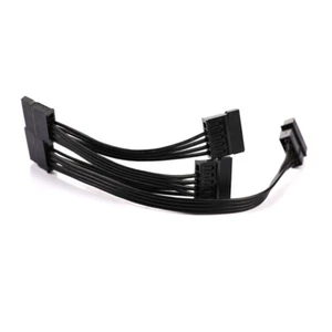 DIY Molex 4pin IDE 1 to 5 SATA 15Pin Hard Drive Power Supply Splitter Cable-w G1 - Picture 1 of 11