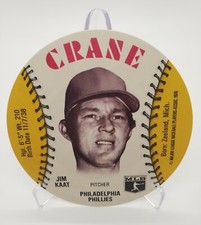 1976 Jim Kaat Crane Potato Chips Baseball Disc Philadelphia Phillies HOF