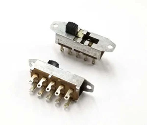 Lot of 2 CW Switch # G-141S-3011, DP4T ON-ON-ON-ON Slide Switches - Picture 1 of 1